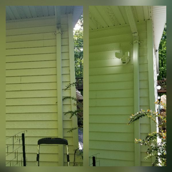 outdoor motion sensor light installation. 