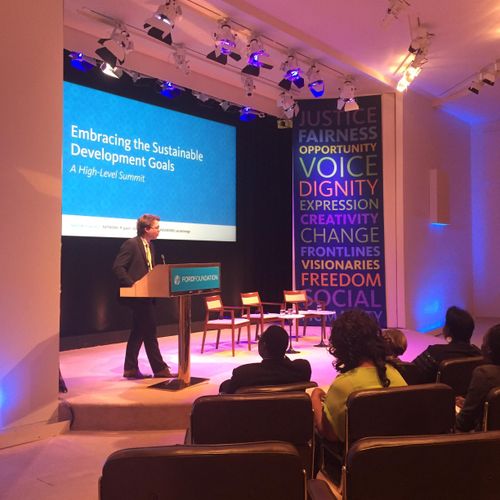 Speaking at Ford Foundation