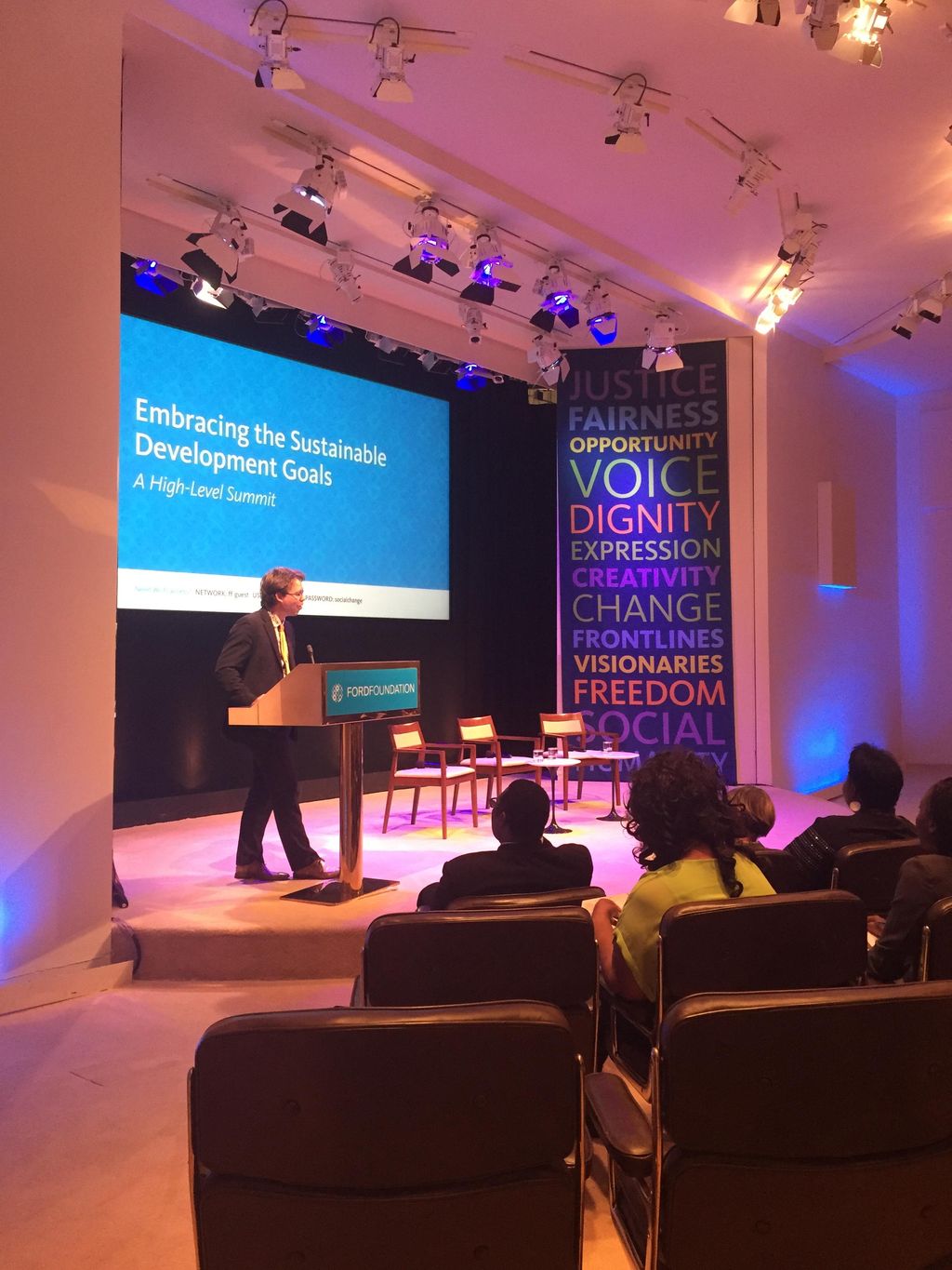 Speaking at Ford Foundation