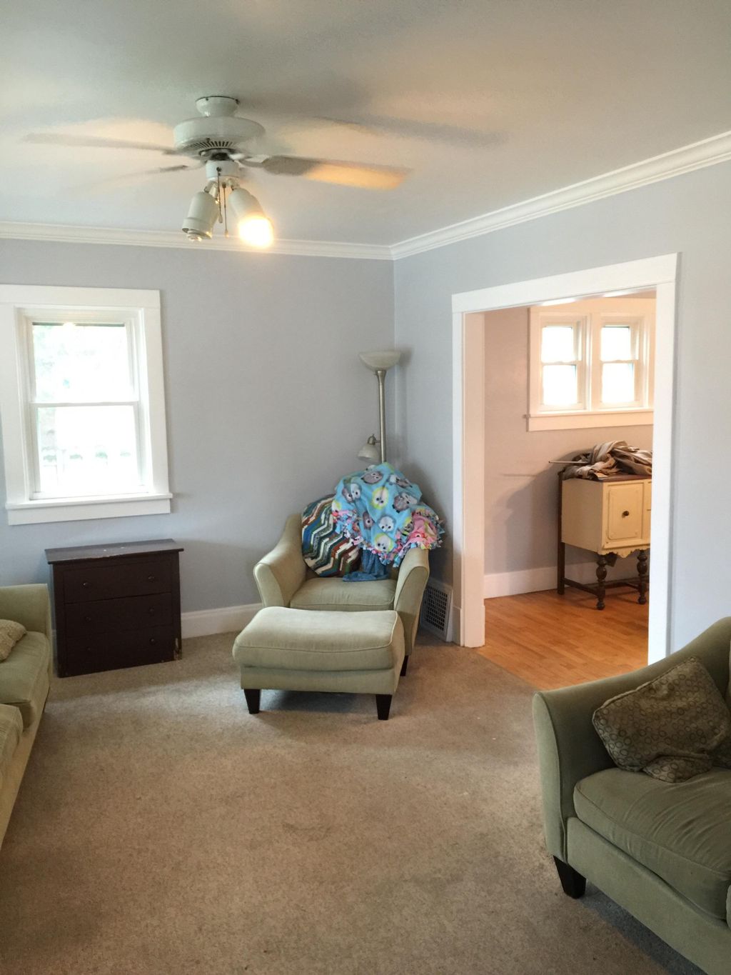 Painting (walls, ceiling, windows, doors, crown mo