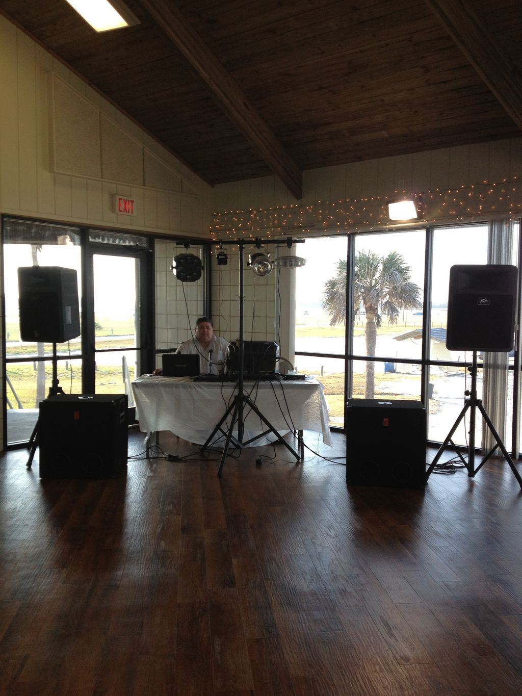 Rockport Beach - up in reception area for wedding 
