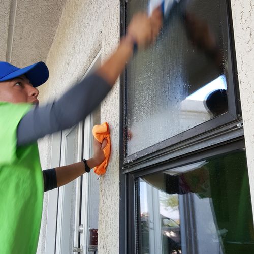 Only trained window cleaning professionals are all
