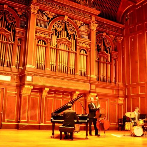 Performing at New England Conservatory's annual Ch