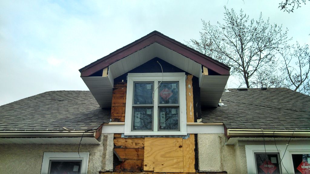 "Before" fire damage restoration project.