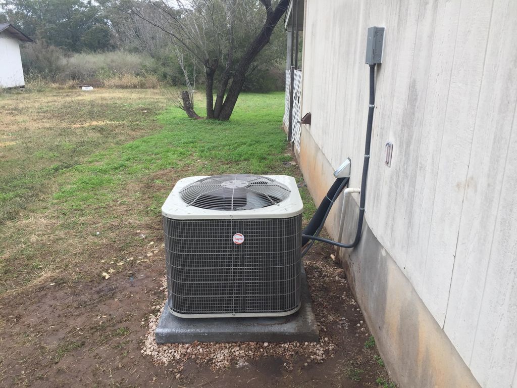 New condenser install incompliance with code requi