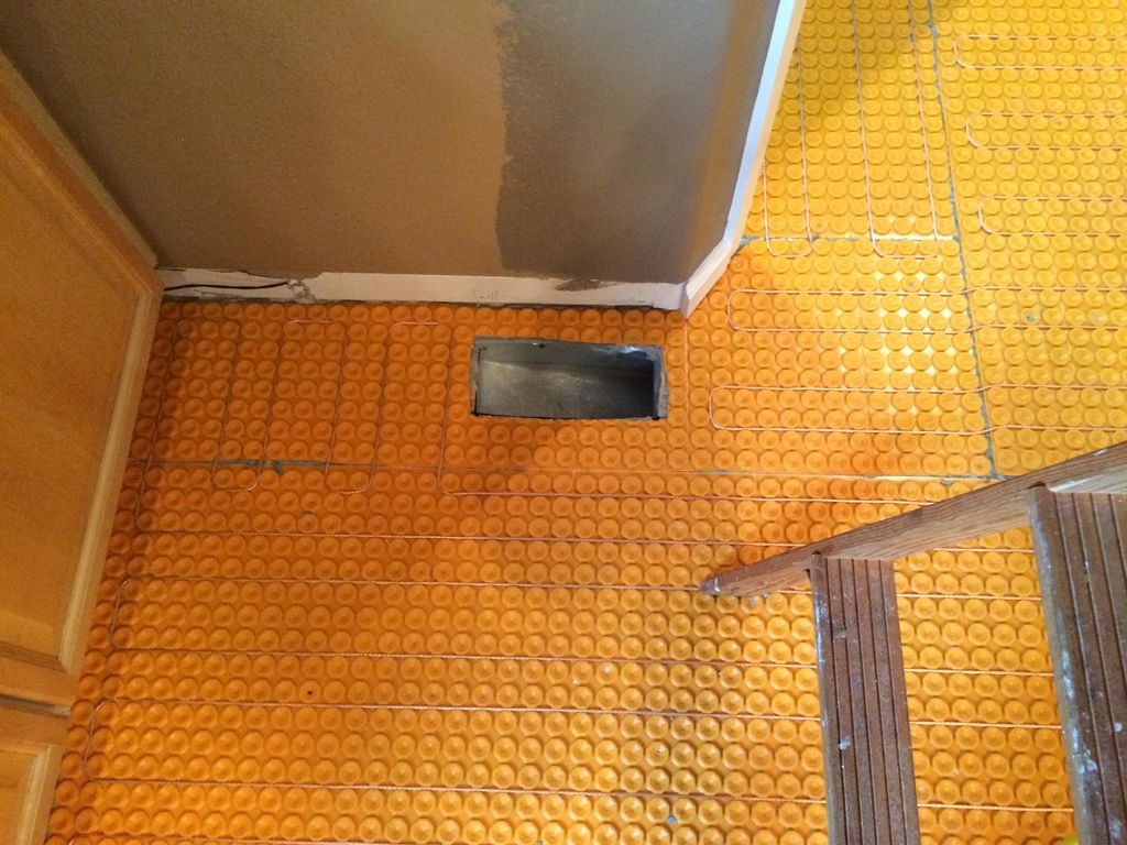 Ditra heat. Best thing sense ice cream.