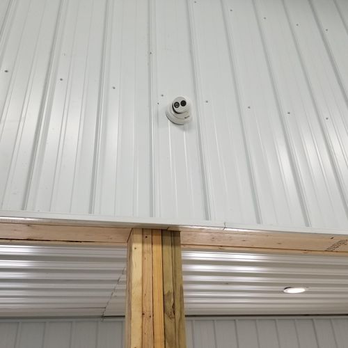 Camera for monitoring indoor baseball practice