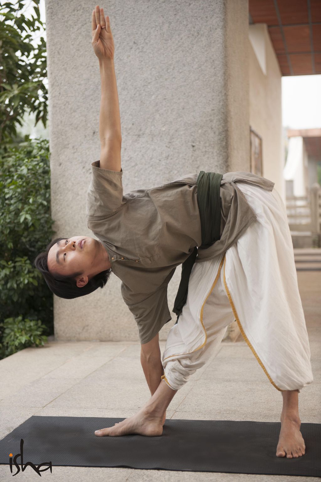 Scenes from Isha Hatha Yoga School in India