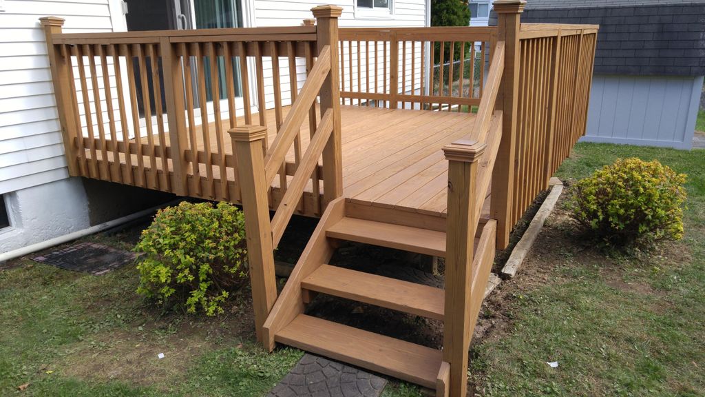 Deck we built