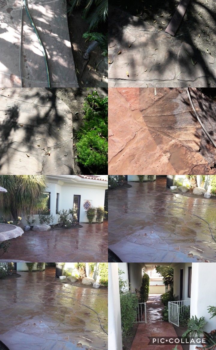 Before: Dirt build-up (There is a clean vs dirty p