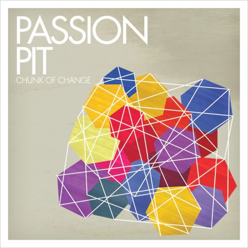 Original artwork and layout for Passion Pit's Chun