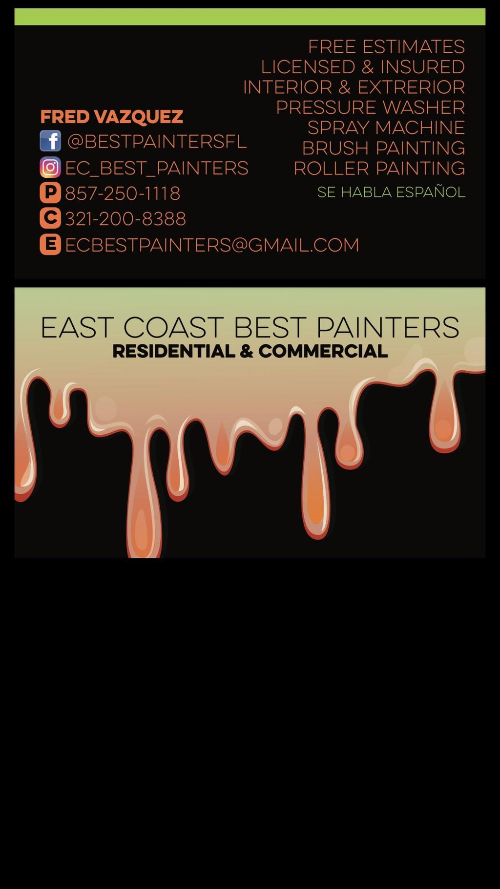 East cost best painters