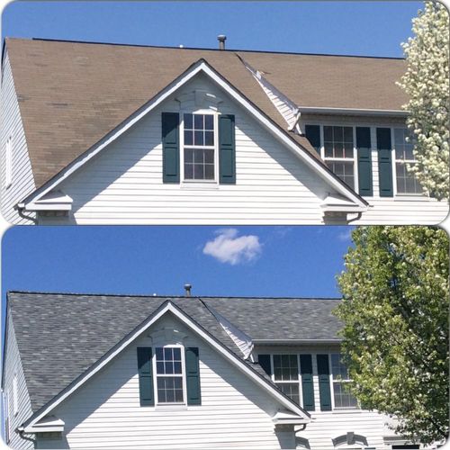 Before and after photo. We got this homeowner appr