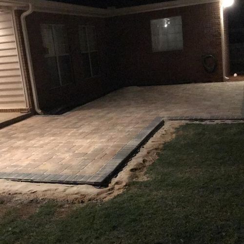 Recently Patio Paver Job in Deatsville