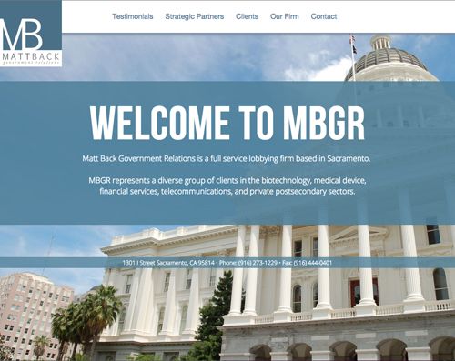 A Sacramento Lobbying Firm