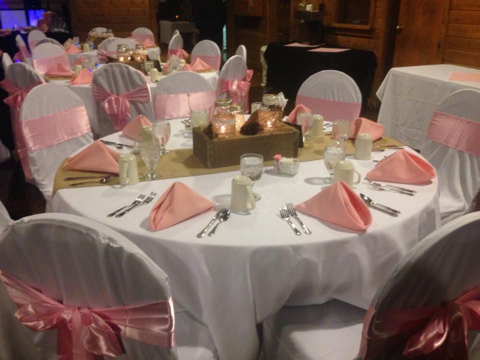 Rental of Chair Covers- Satin, Organza, Polyester,