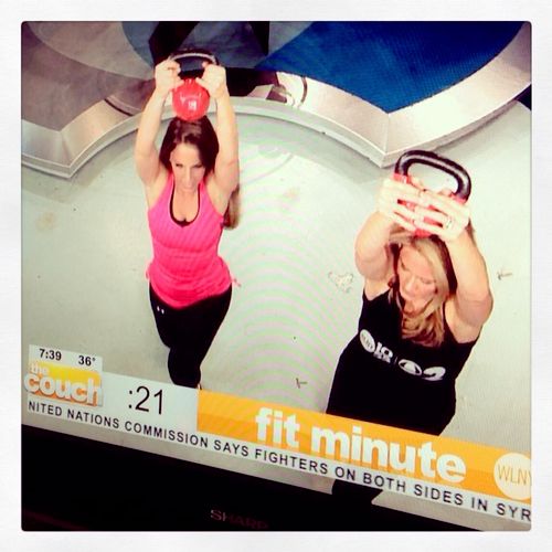 Featured on New York's WLNY Fit Minute, Live from 