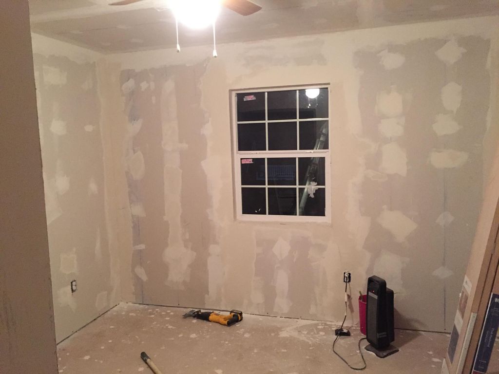 Sheetrock, mud& tape