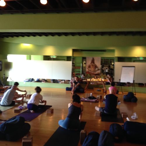Teaching at Yoga Tree Potrero, San Francisco