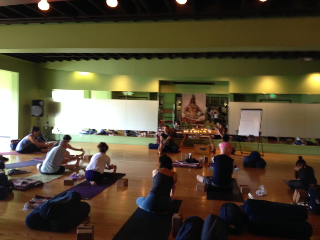 Teaching at Yoga Tree Potrero, San Francisco