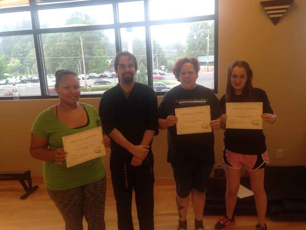 Self defense seminar graduates summer 2017