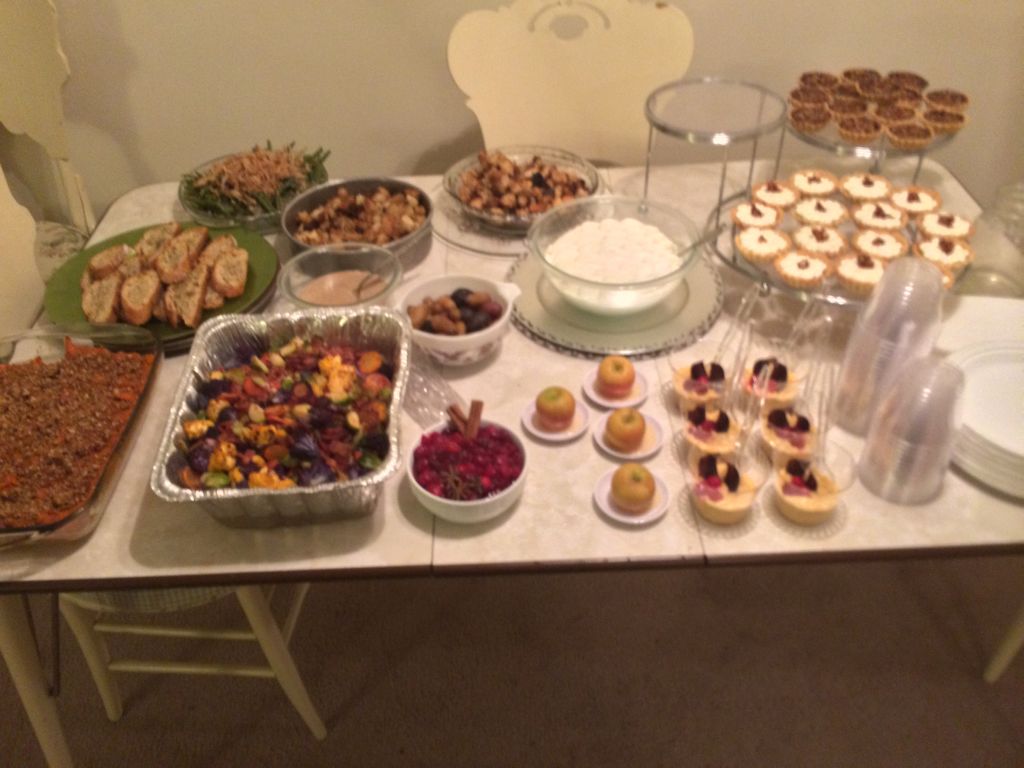 Thanksgiving dessert catering event 2014