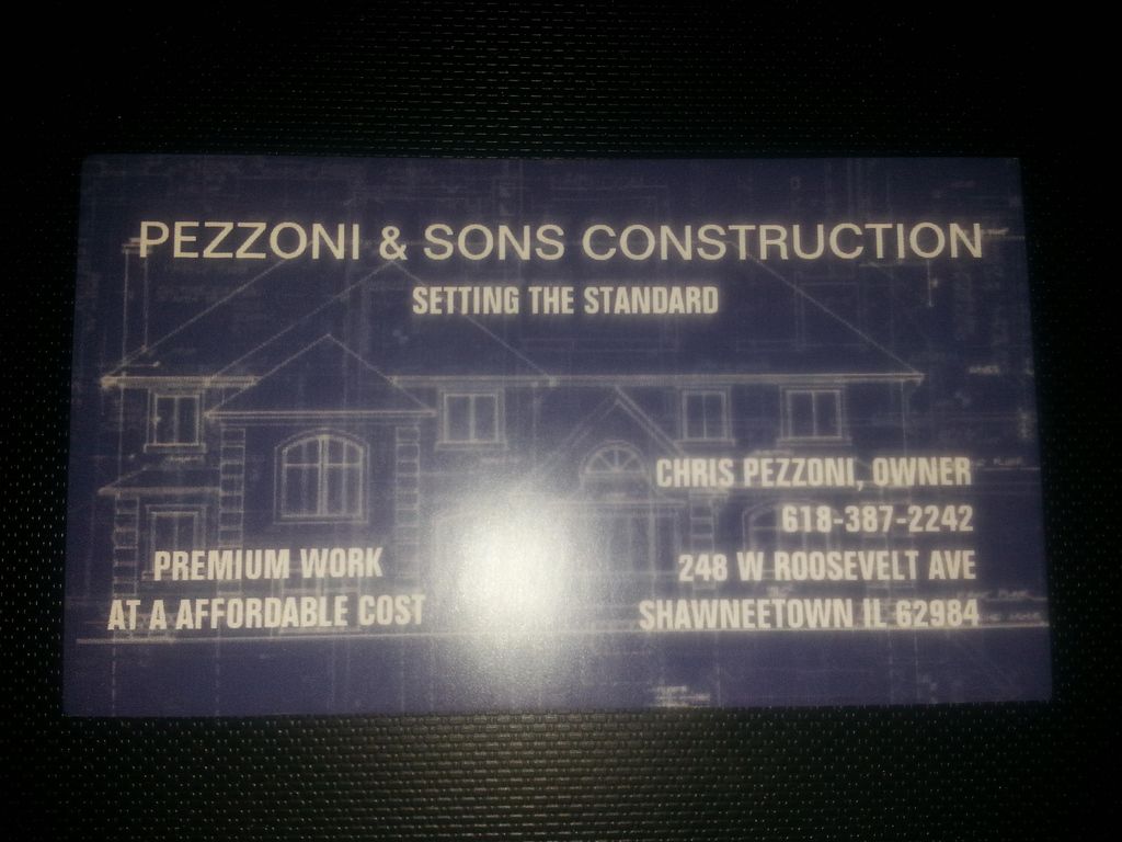 pezzoni and sons construction