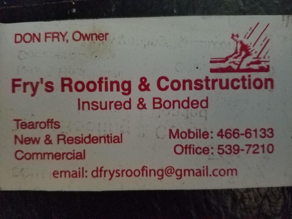 Frys roofing & Construction