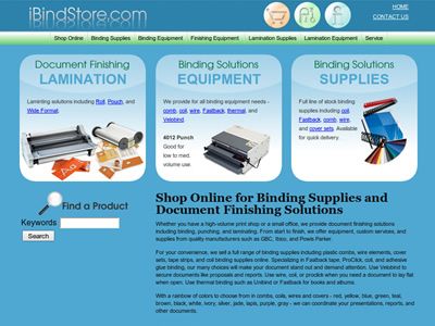 iBindStore:
The iBindStore provides e-com for Lawe
