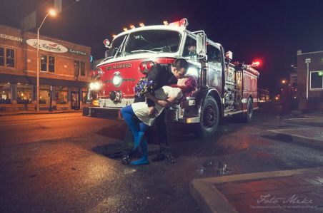 A Firefighter & His Lady