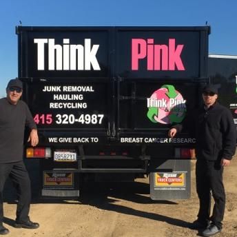 Think Pink and Green Junk Removal and Hauling