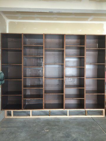 Garage Shelving Unit (picture was taken before bot