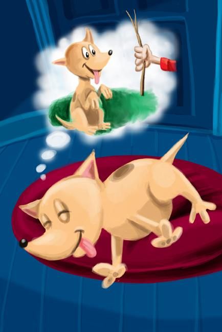Children's book interior illustration
