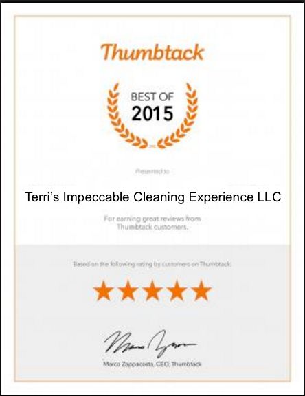 2015 BEST CLEANING COMPANY AWARD