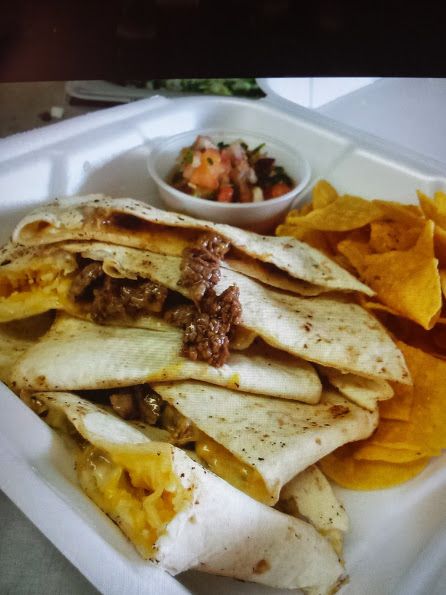 Quesadillas with a Blend of Three Cheeses