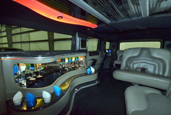 White Hummer Interior