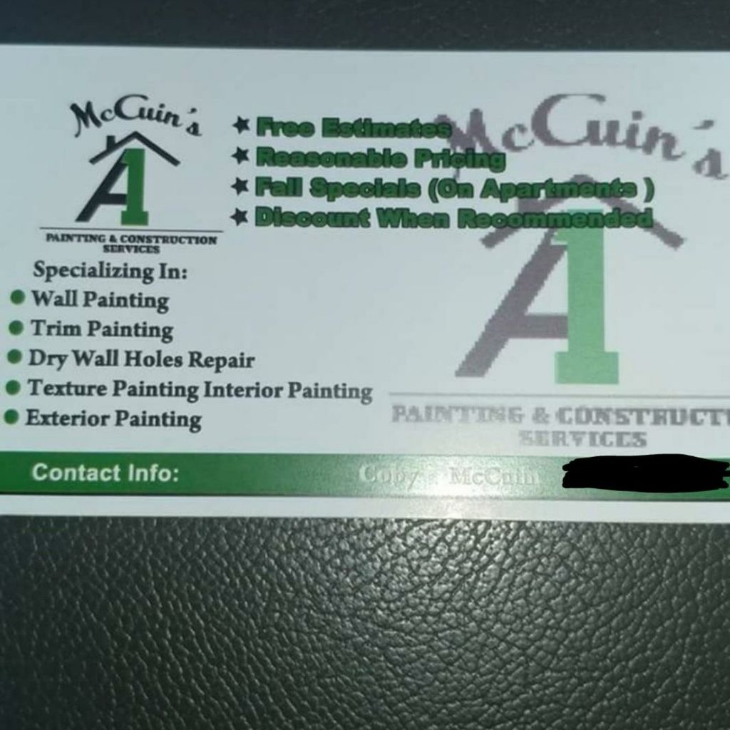 McCuin's A1 Painting & Construction Services
