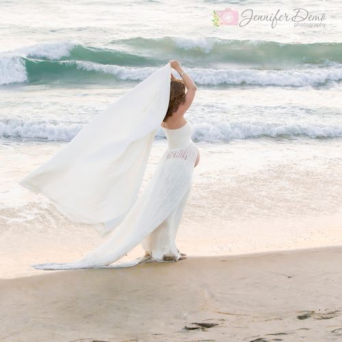 Stunning maternity session at Oceanside Beach.