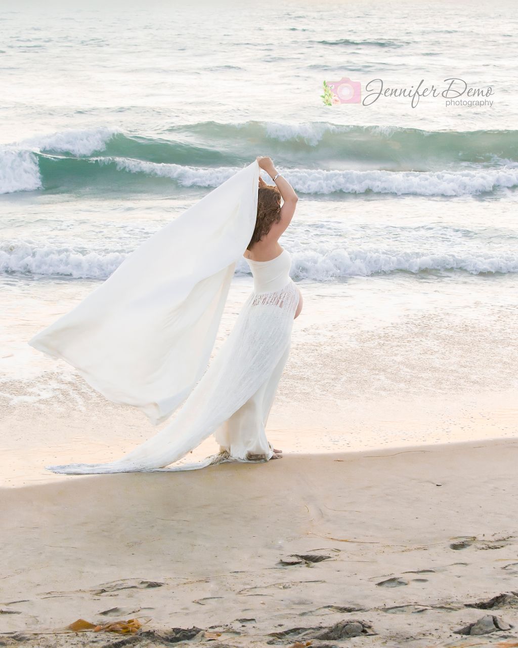 Stunning maternity session at Oceanside Beach.