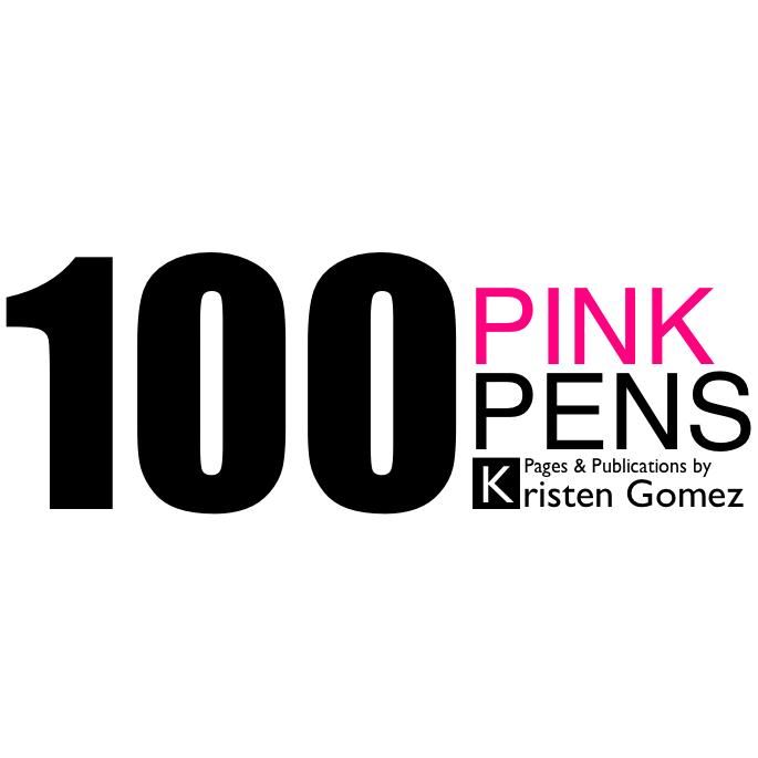 100 Pink Pens