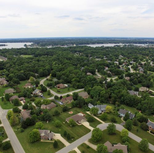Aerial photos for home inspection clients.