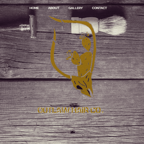 Outlaw Hair Co. - website, graphic design, consult