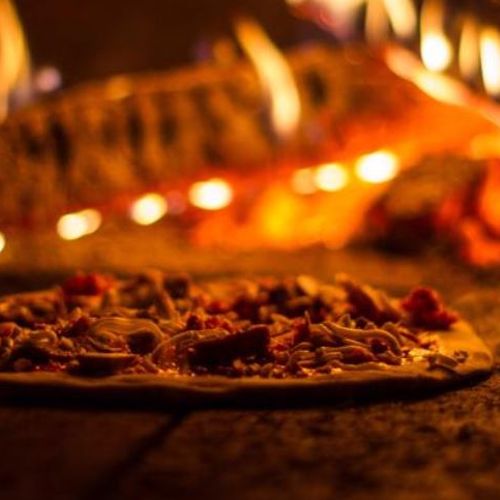Nothing beats wood-fired pizza!