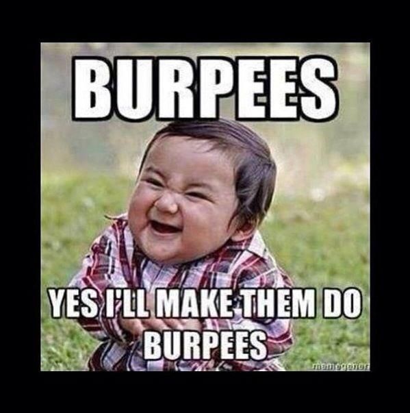 Full body work!! Love those burpees
