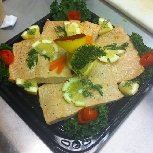 Salmon and Fresh Dill Platter