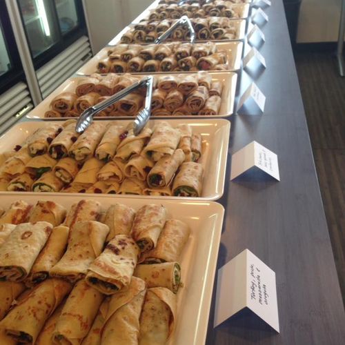 Corporate catering savory platters