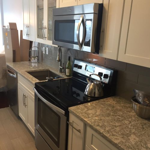 Kitchen remodel in an existing condo building