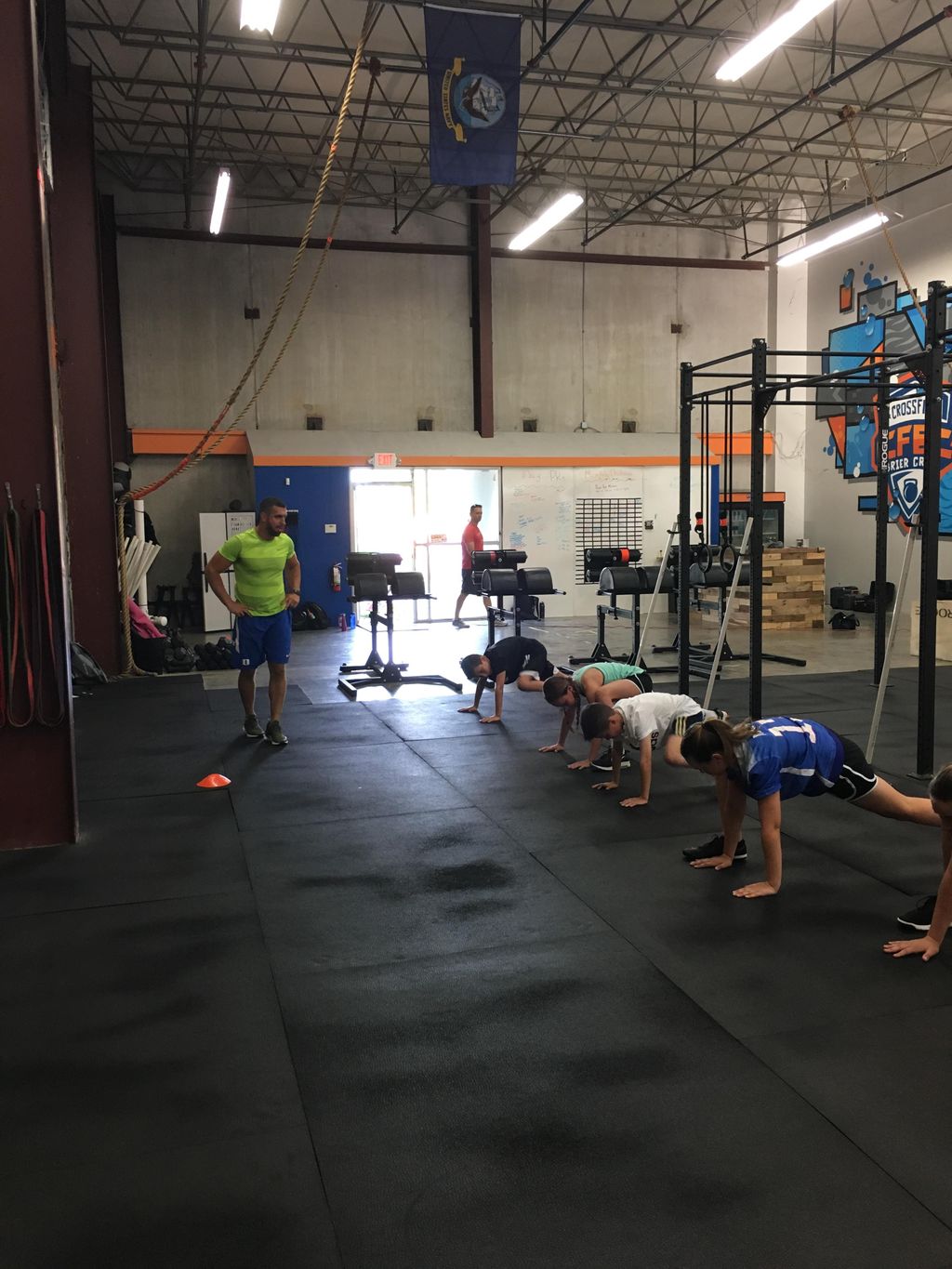 Youth group training at CFBC. This is the facility