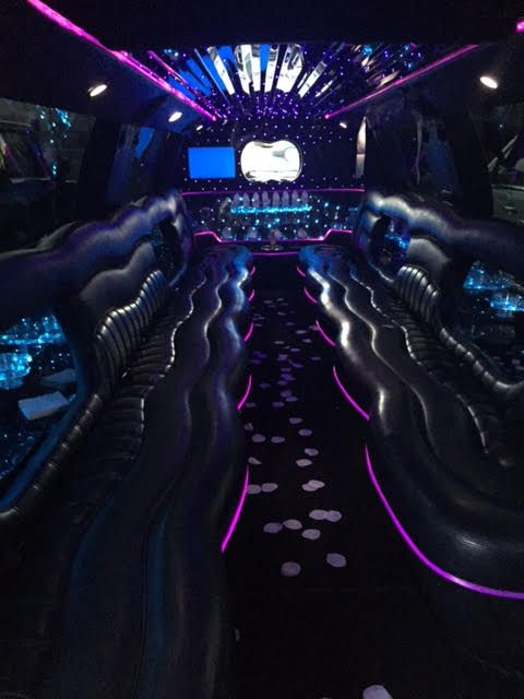 Inside Black Escalade 18 pass