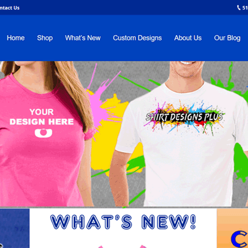 ShirtDesignsPlus.com - Boutique Custom Tee Shirt D